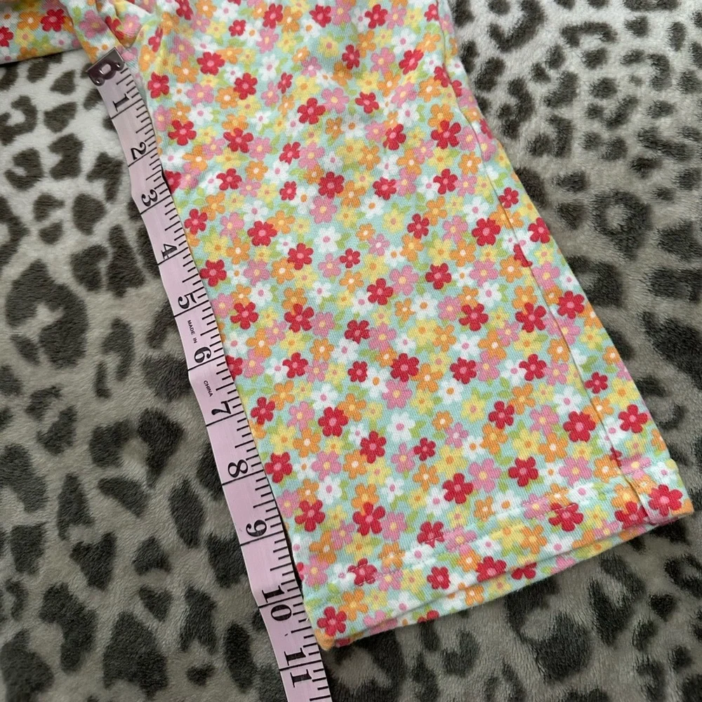 Gymboree Smocked Top and Floral Pants Bundle in Yellow Size 18-24 Months